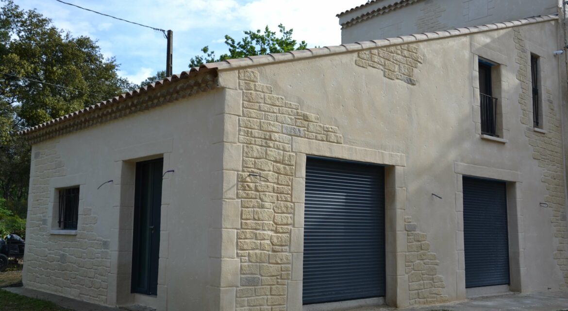 Ravalement de façade complet à Mornas (84)