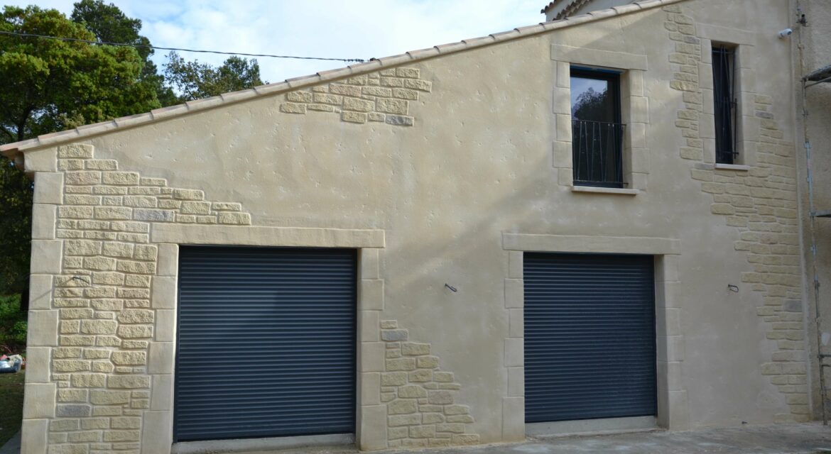 Ravalement de façade complet à Mornas (84)